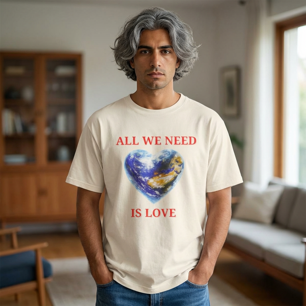 Copy of Crucifix Graphic Tee — Vintage Radiant Jesus Oversized Boxy Shirt