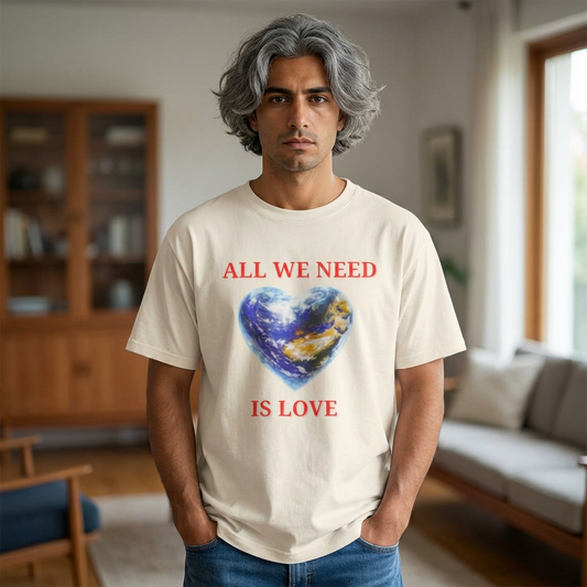 Copy of Crucifix Graphic Tee — Vintage Radiant Jesus Oversized Boxy Shirt